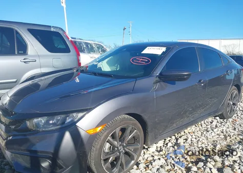 2020 Honda Civic Sport from USA, damaged, VIN 2HGFC2F88LH602558